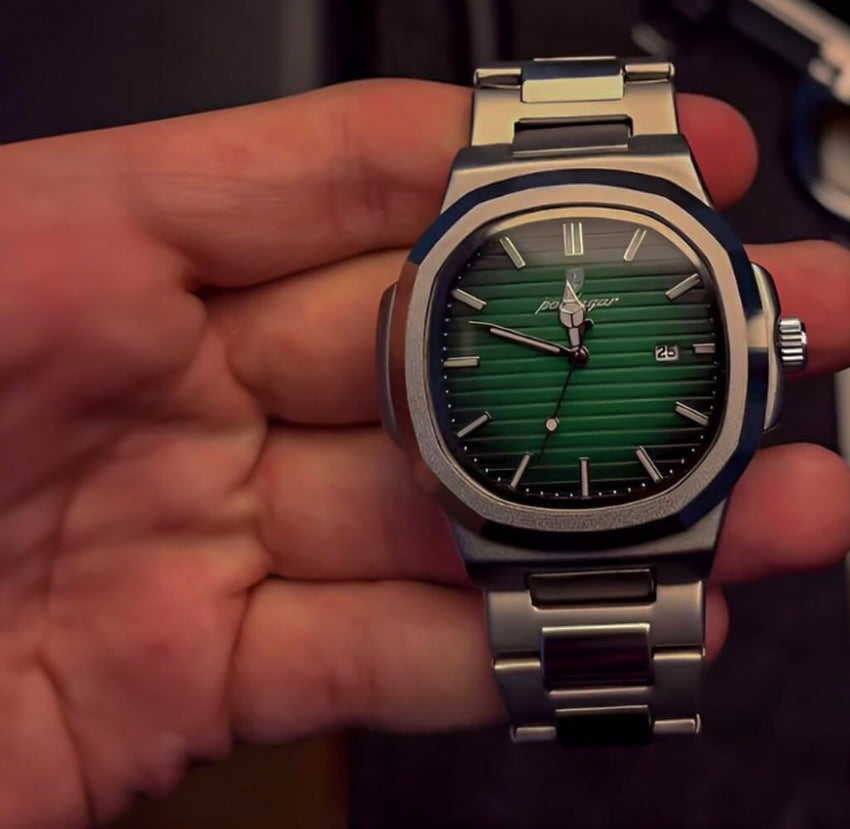 Relógio Prateado Luxotrix