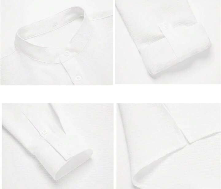 Camisa de linho moderna