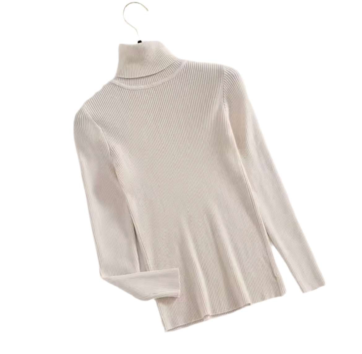 Blusa Feminina de Gola Alta Outono/Inverno