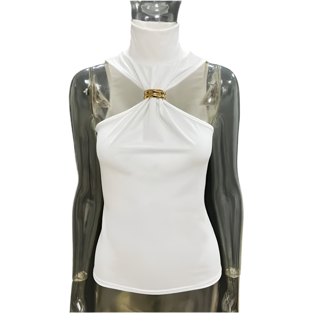 Blusinha Valência de gola alta