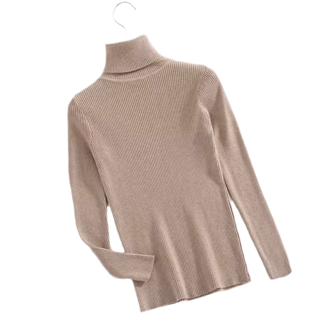 Blusa Feminina de Gola Alta Outono/Inverno