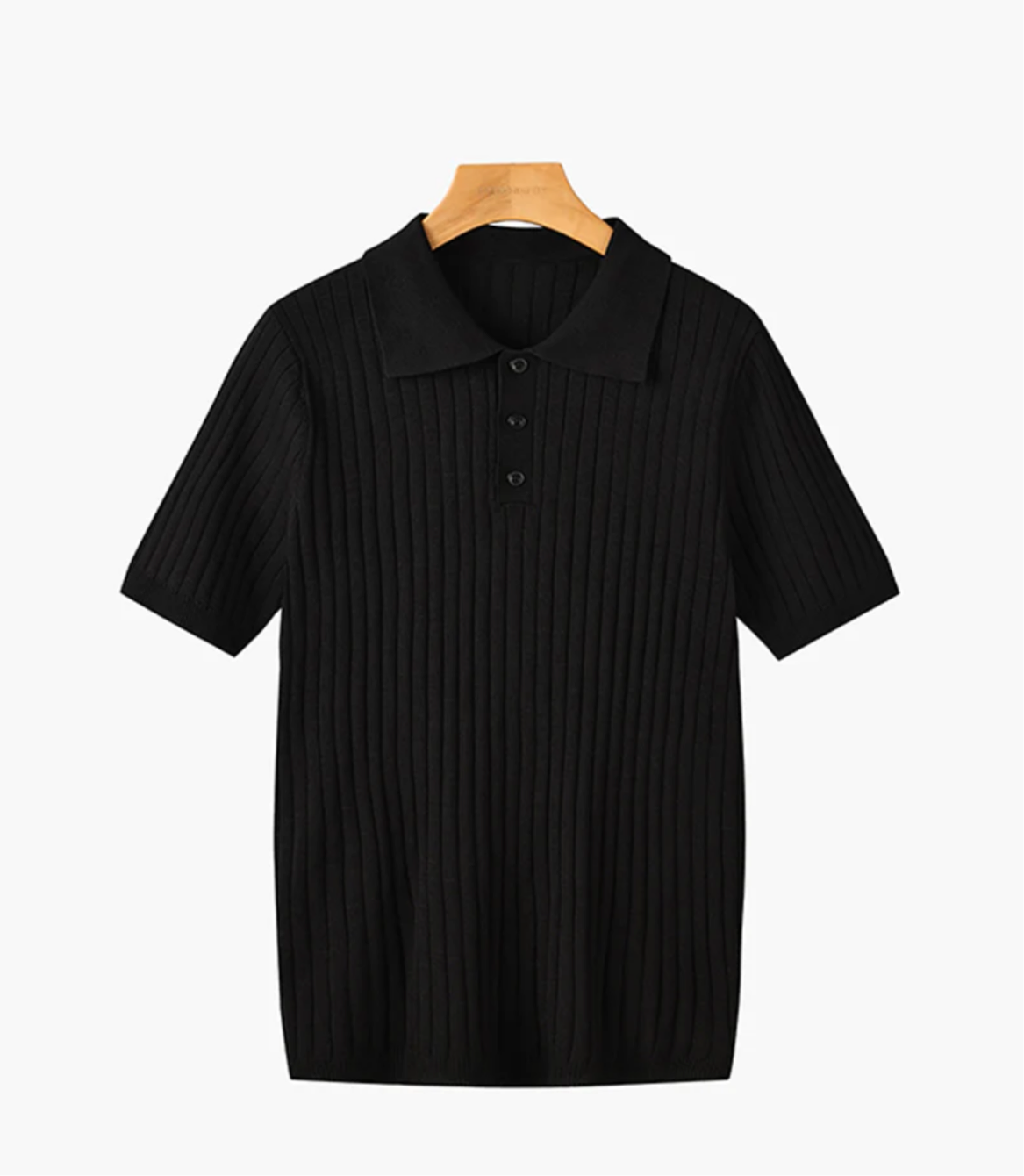 Camisa Polo de Verão Malha Listrada