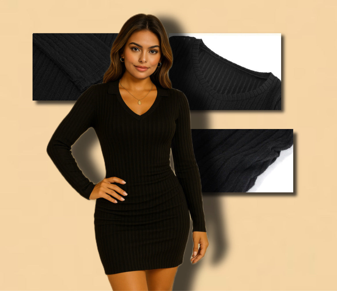 Vestido Gola V Clara