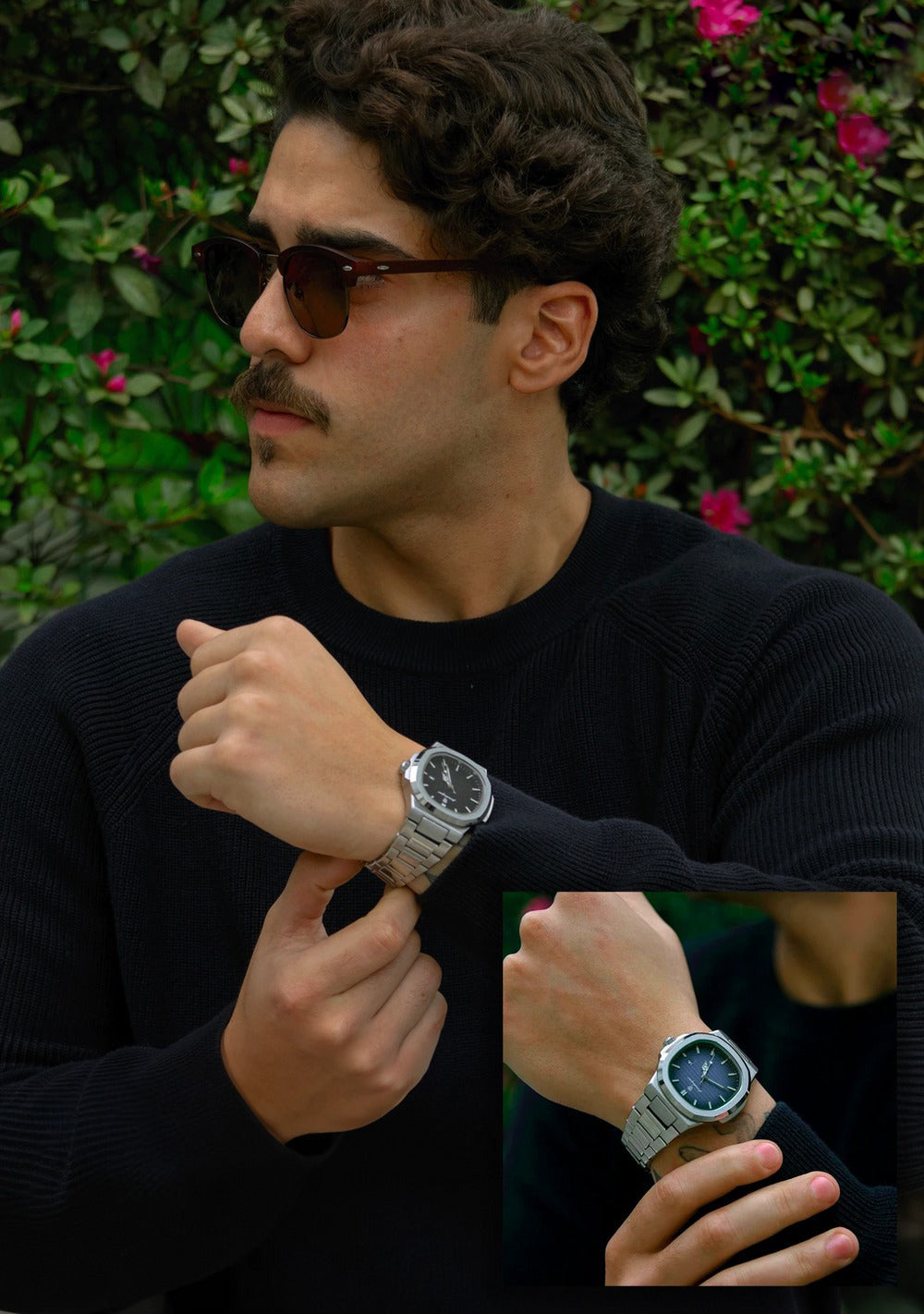 Relógio Prateado Luxotrix