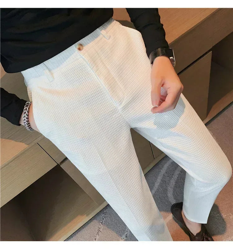 Calça Cropped Padrão Casual
