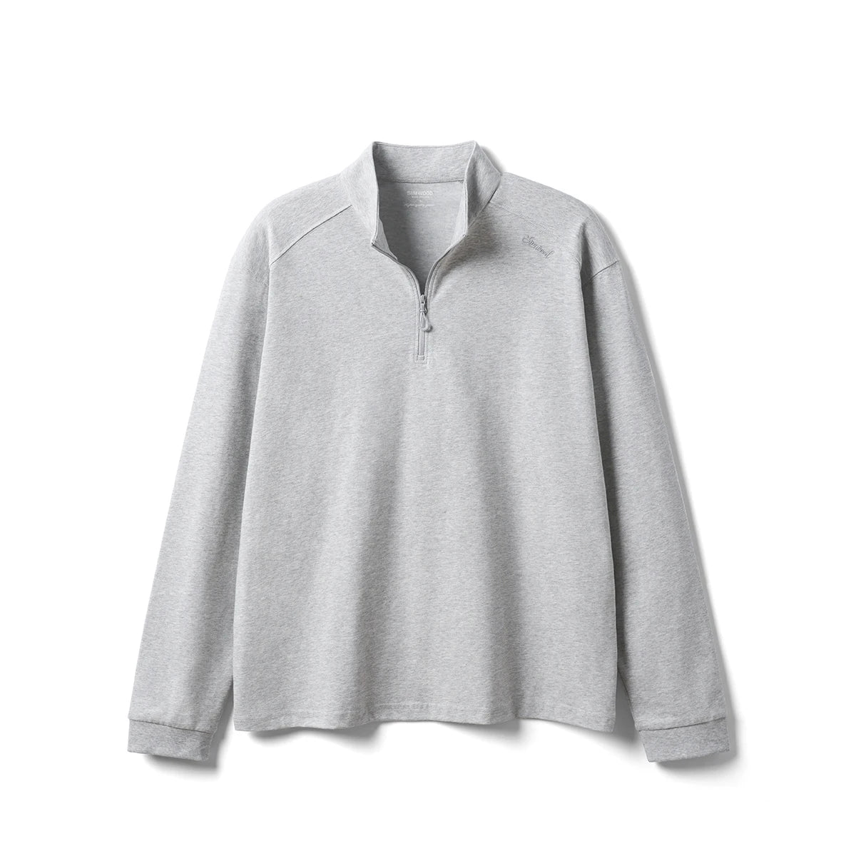 Blusa de frio casual com zíper