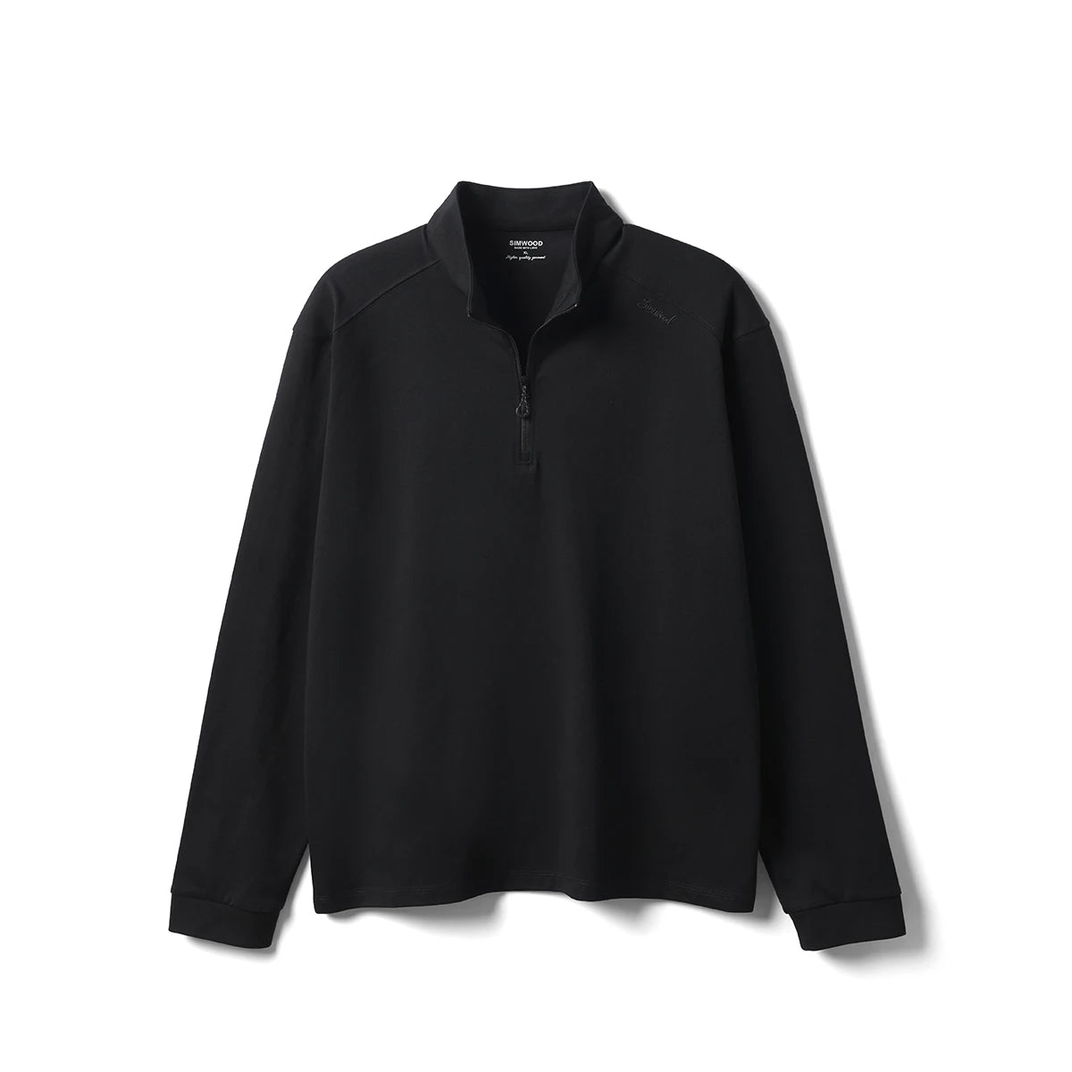 Blusa de frio casual com zíper