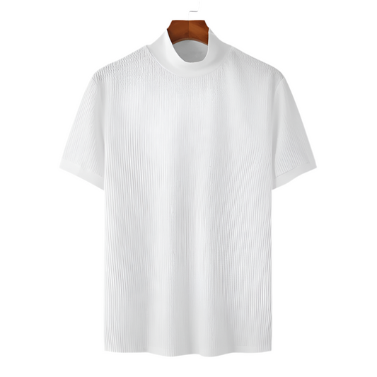 Camiseta Casual de gola alta