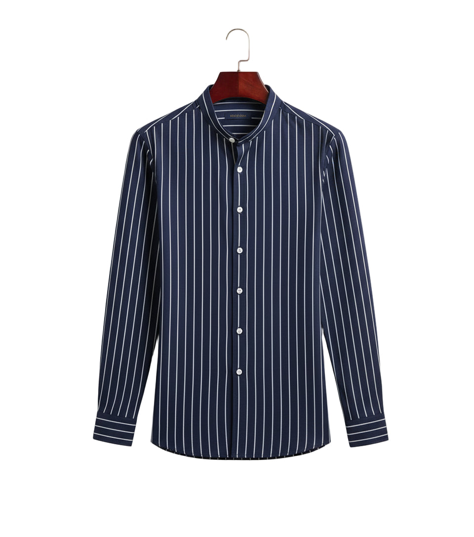 camisa de linho Valent -com listras-
