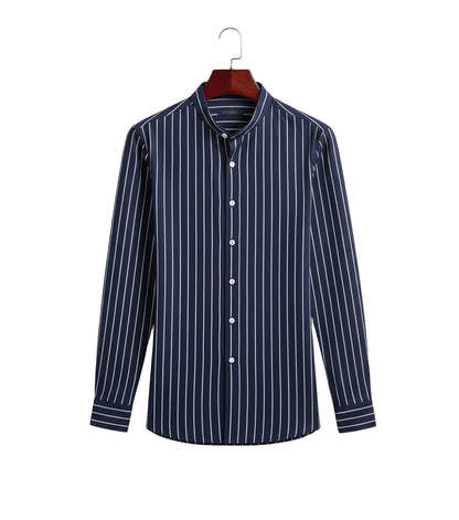 camisa de linho Valent -com listras-