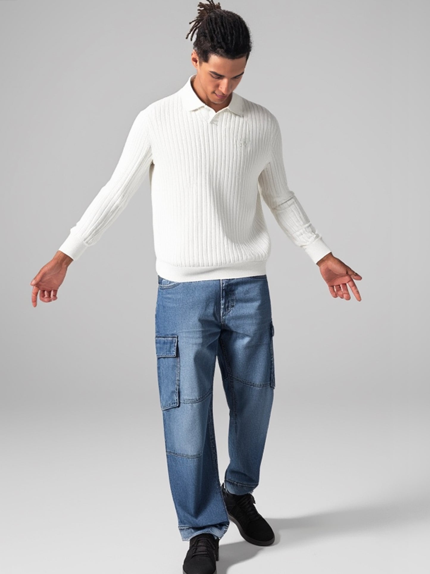 Suéter Polo Casual  Masculina