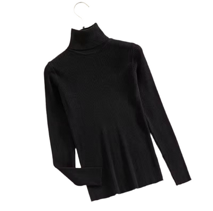 Blusa Feminina de Gola Alta Outono/Inverno