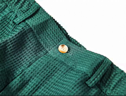 Calça Cropped Padrão Casual