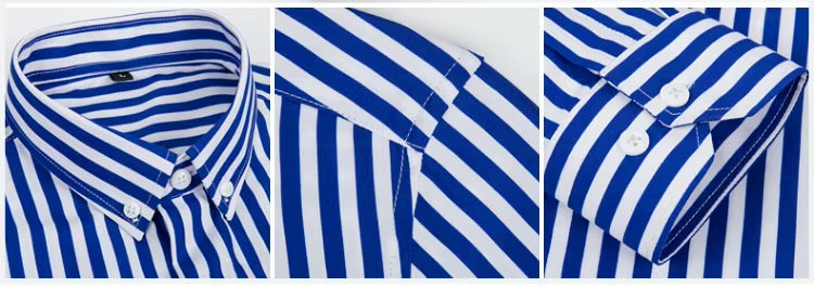 camisa de linho Valent -com listras-