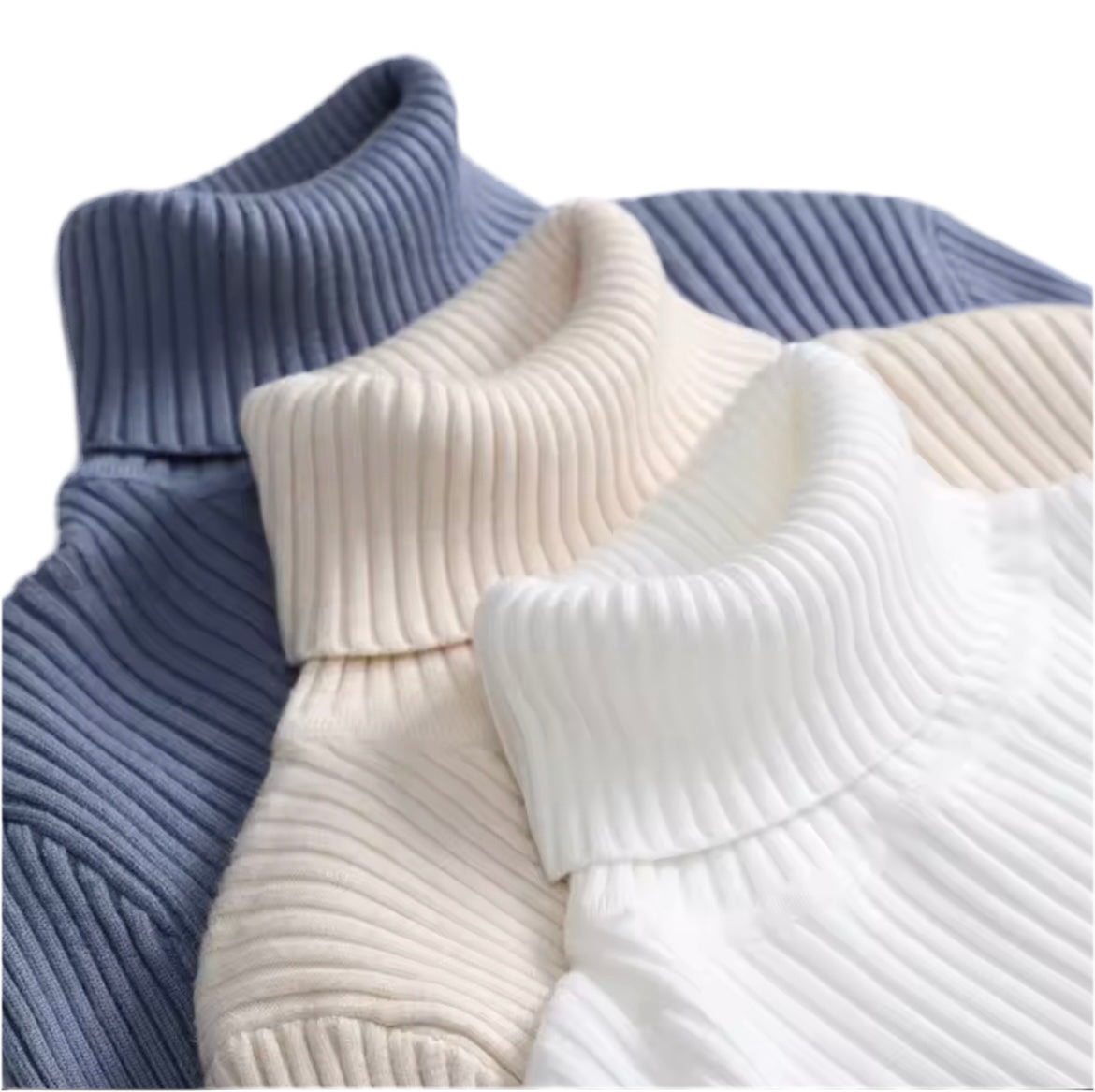 Blusa Feminina de Gola Alta Outono/Inverno