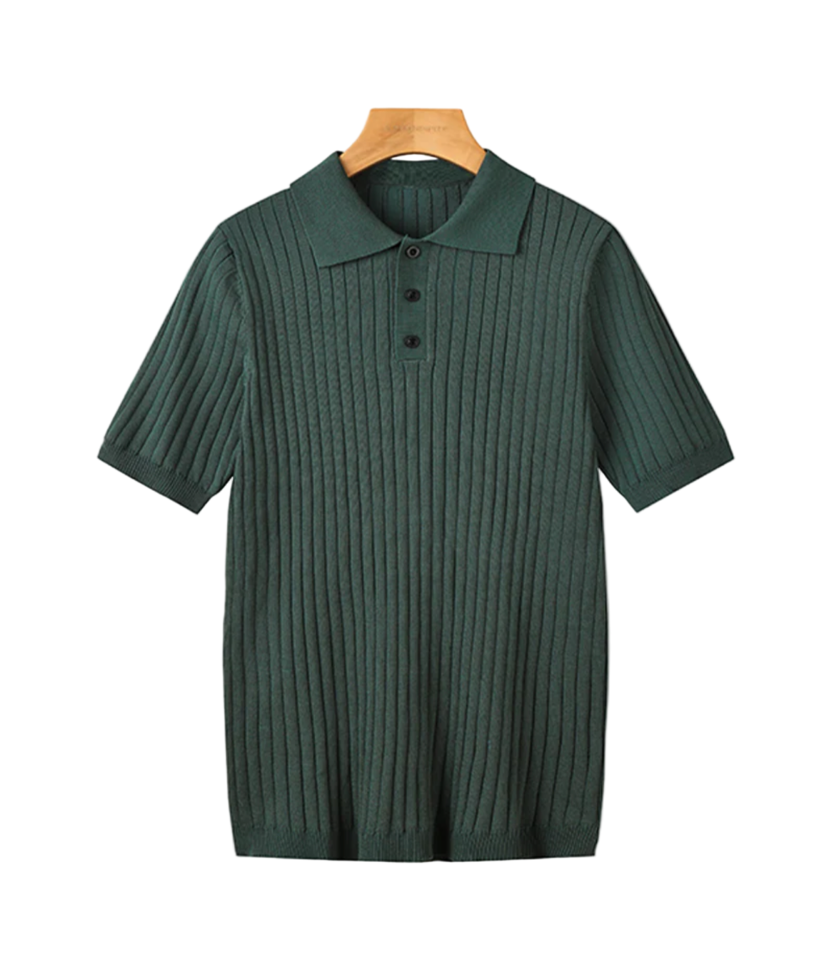 Camisa Polo de Verão Malha Listrada