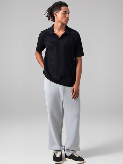 Camisa Polo listrada premium sem botão