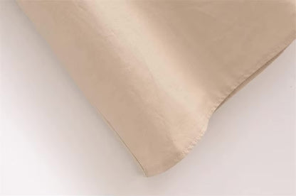 Vestido longo regata com gola redonda