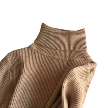 Blusa Feminina de Gola Alta Outono/Inverno