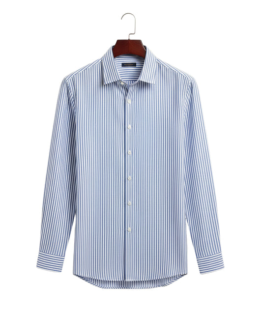 camisa de linho Valent -com listras-