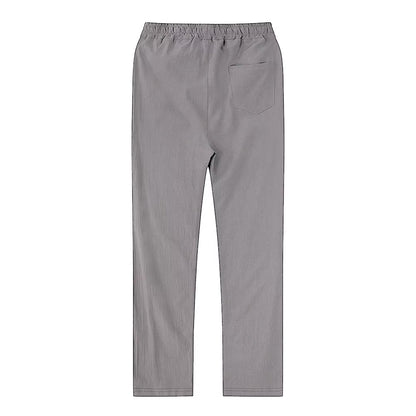 Calça Masculina Premium em Algodão e Linho
