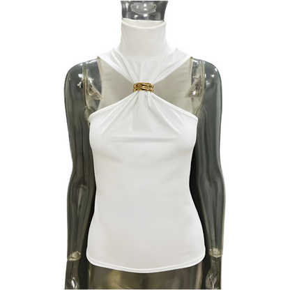 Blusinha Valência de gola alta