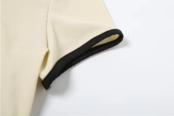 Conjunto Feminino Élise Royale : camiseta polo feminino + mini saia