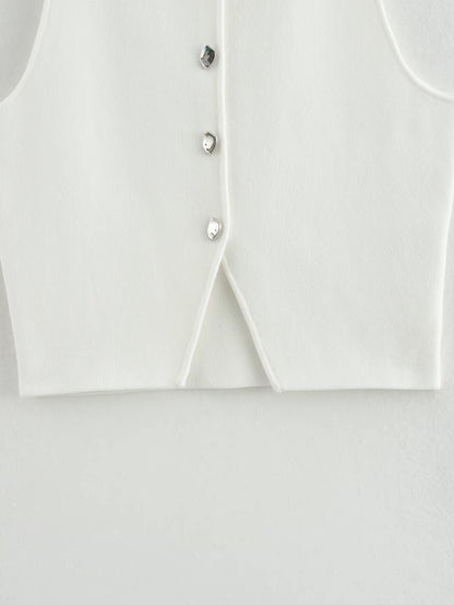 Regata Estela de botão prateado Verão 2025