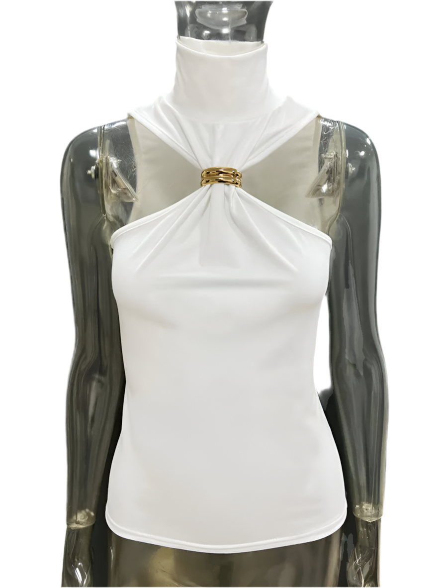 Blusinha Valência de gola alta