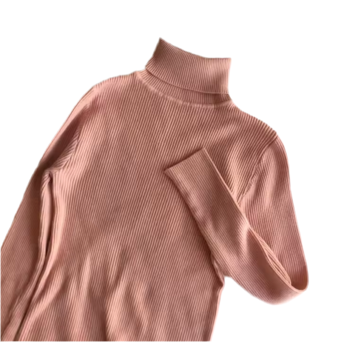 Blusa Feminina de Gola Alta Outono/Inverno