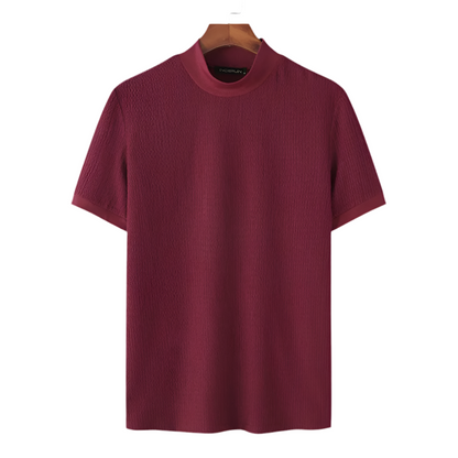 Camiseta Casual de gola alta