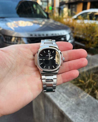 Relógio Prateado Luxotrix