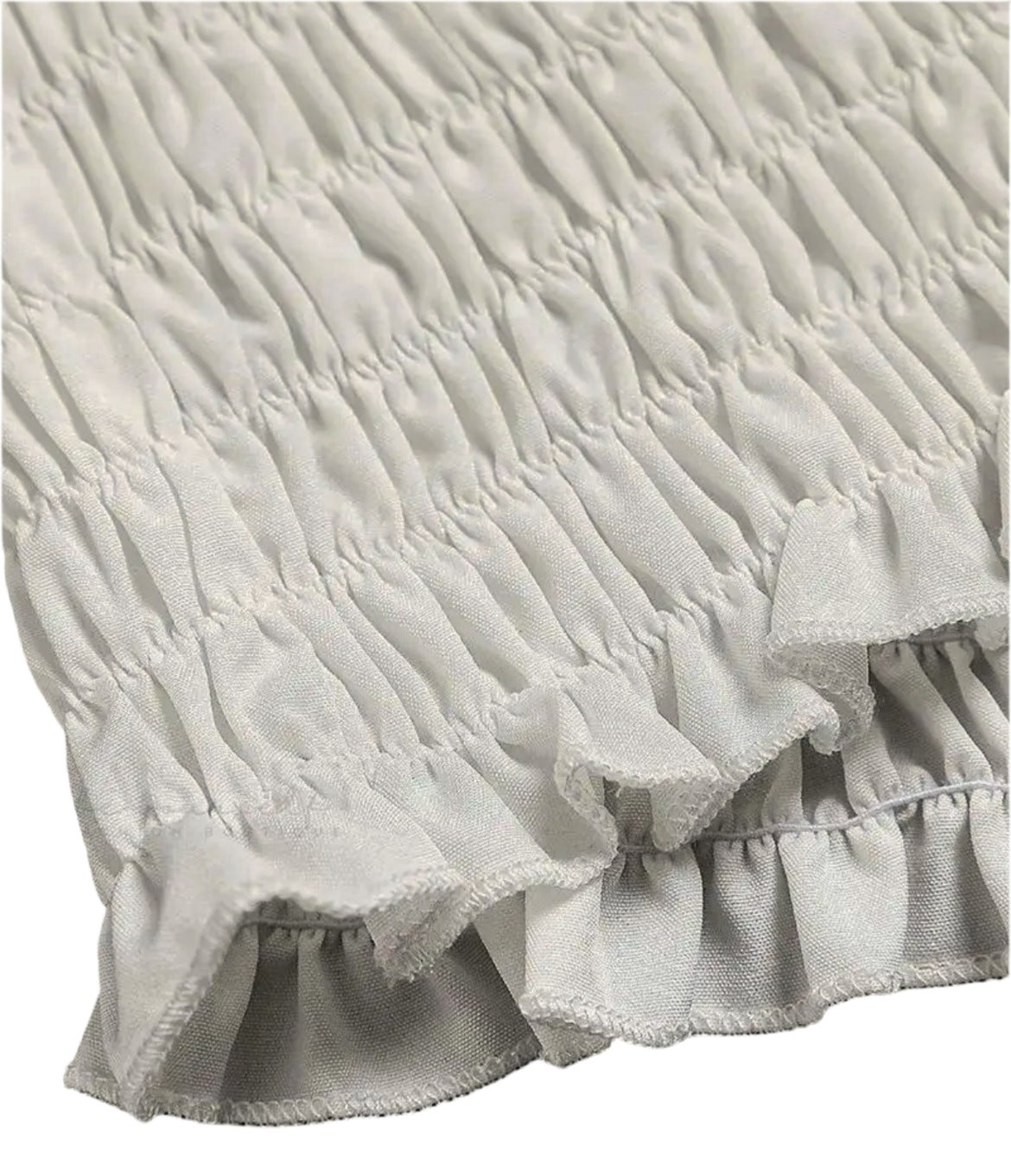 Vestido Curto Branco com Alças Finas