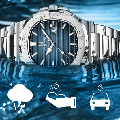 Relógio Prateado Luxotrix