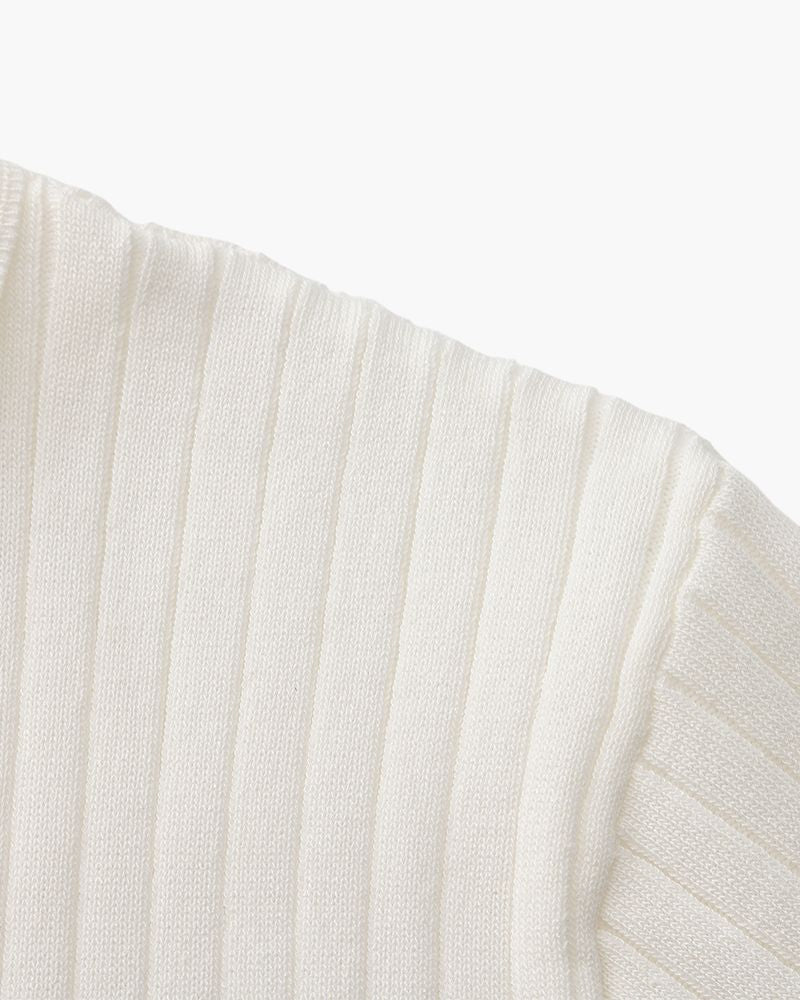 Camisa Polo listrada premium sem botão