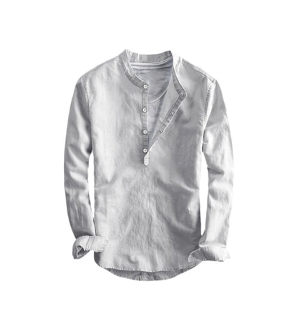 Camisa de linho moderna