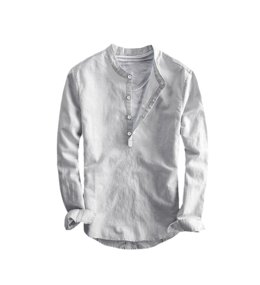 Camisa de linho moderna