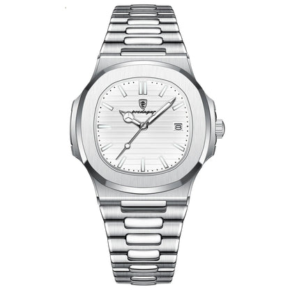 Relógio Prateado Luxotrix