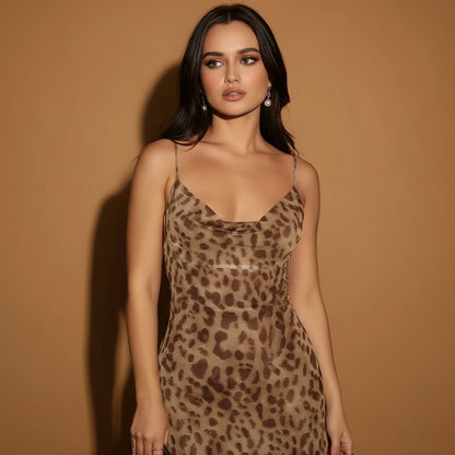 Vestido Longo Onça Serena