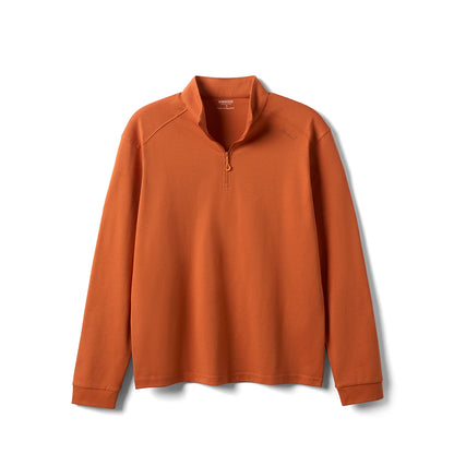 Blusa de frio casual com zíper