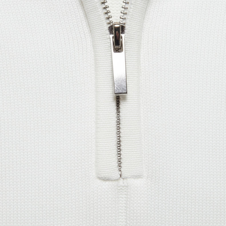 Camisa polo Vérone -esportiva e com zíper-