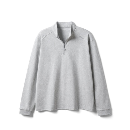 Blusa de frio casual com zíper