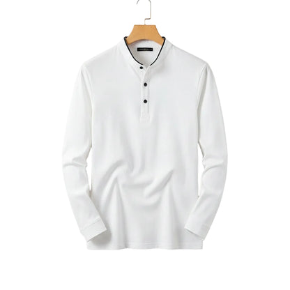 Camisa Longline Solaris Contemporânea de manga longa