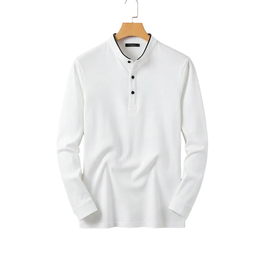 Camisa Longline Solaris Contemporânea de manga longa