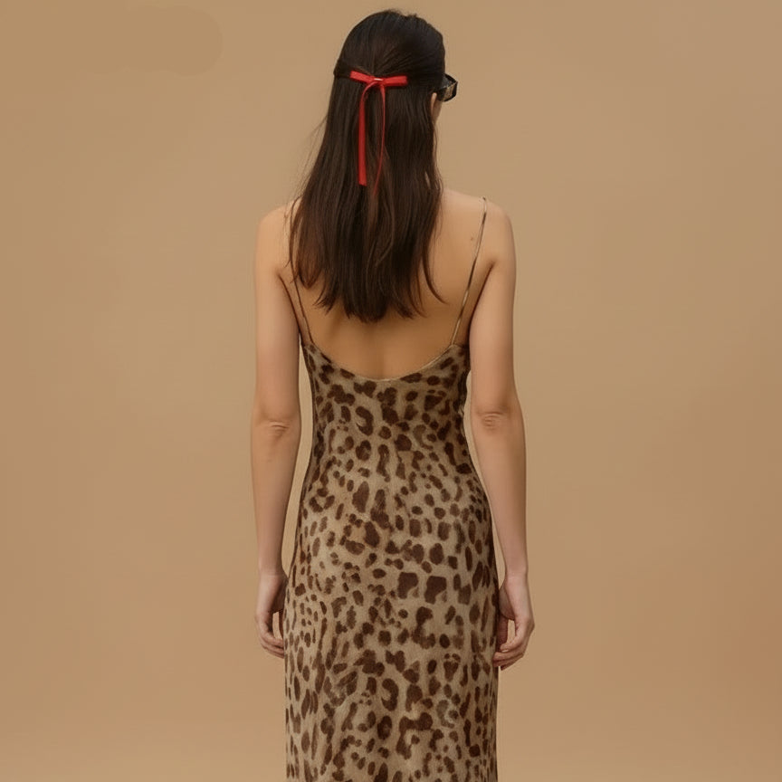 Vestido Longo Onça Serena