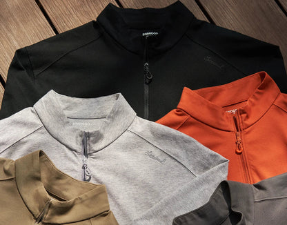 Blusa de frio casual com zíper