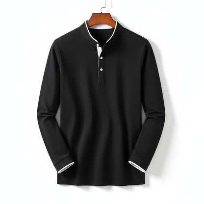 Camisa Longline Solaris Contemporânea de manga longa