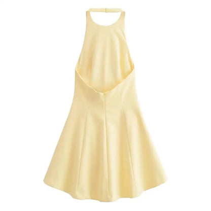 Vestido Mini de Verão Elegante com Alça